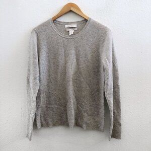 ELLEN TRACY Crew Neck 100% Cashmere Sweater Size Large